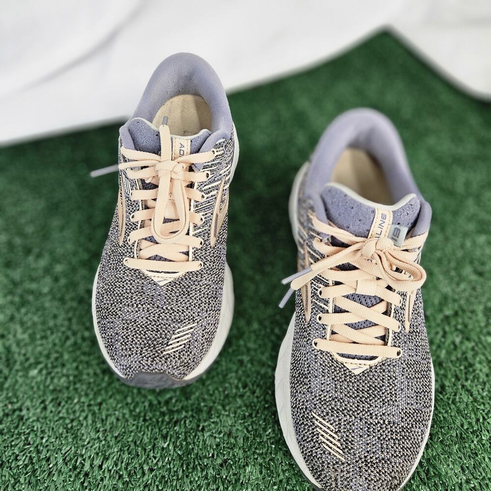 Brooks Women's Gray and Light Pink Running Sneakers - Picture 7 of 11